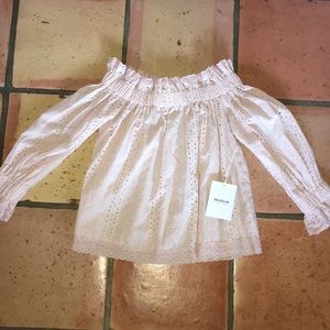 REVOLVE Blush off the shoulder top